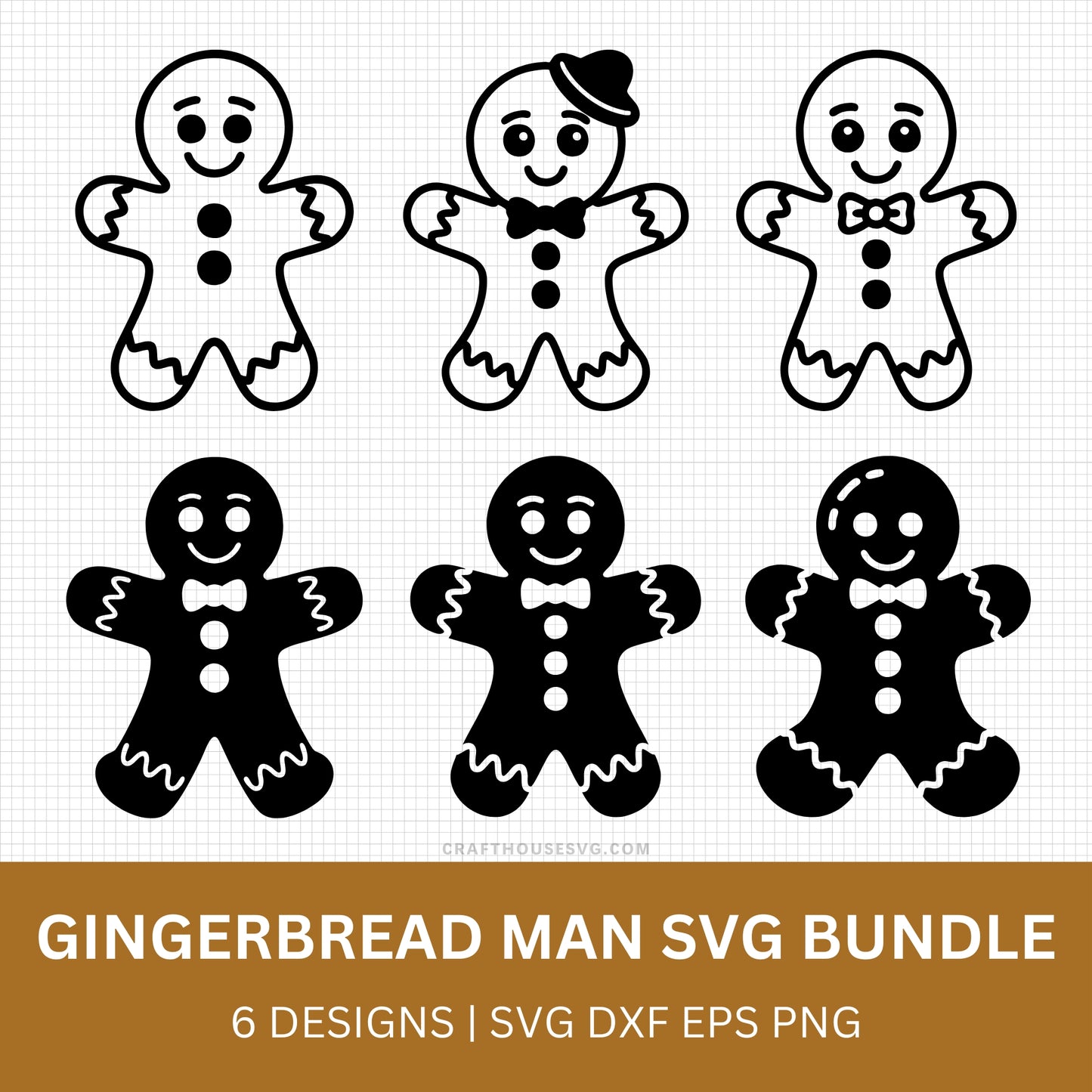 Gingerbread Man SVG Bundle