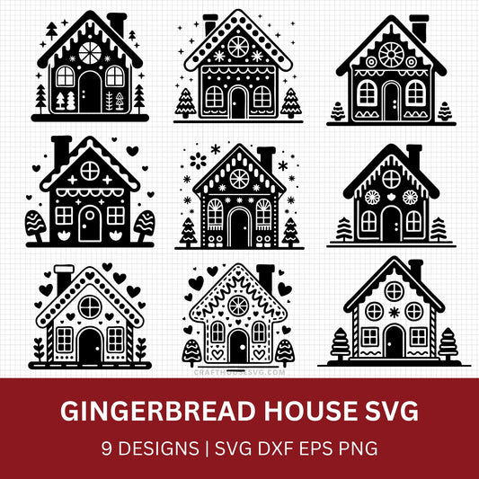 Gingerbread House SVG Bundle