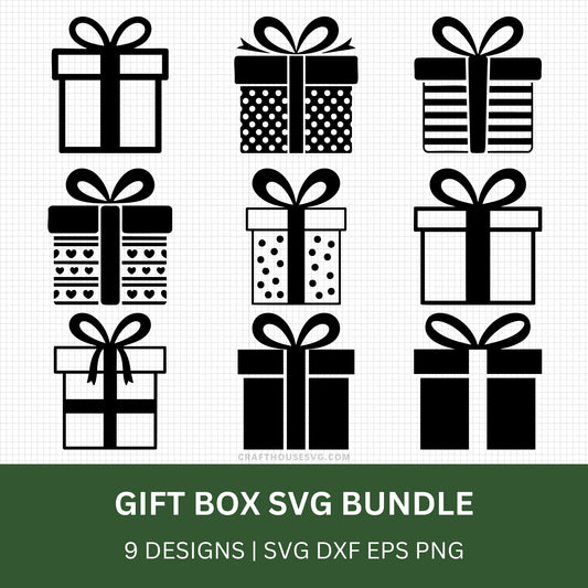 Gift Box SVG Bundle