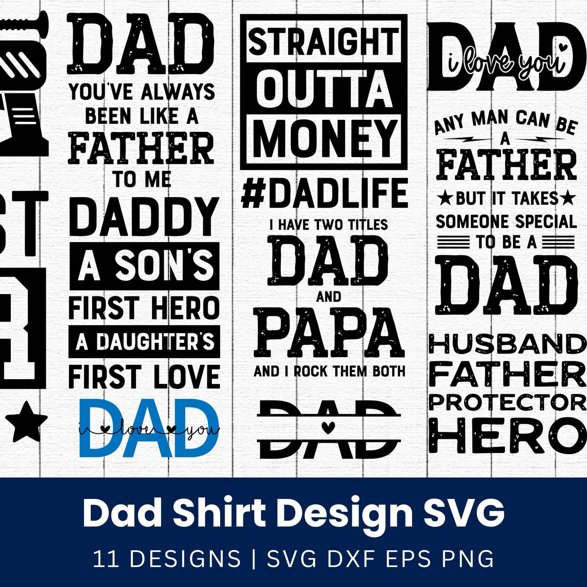 Dad Shirt SVG Bundle