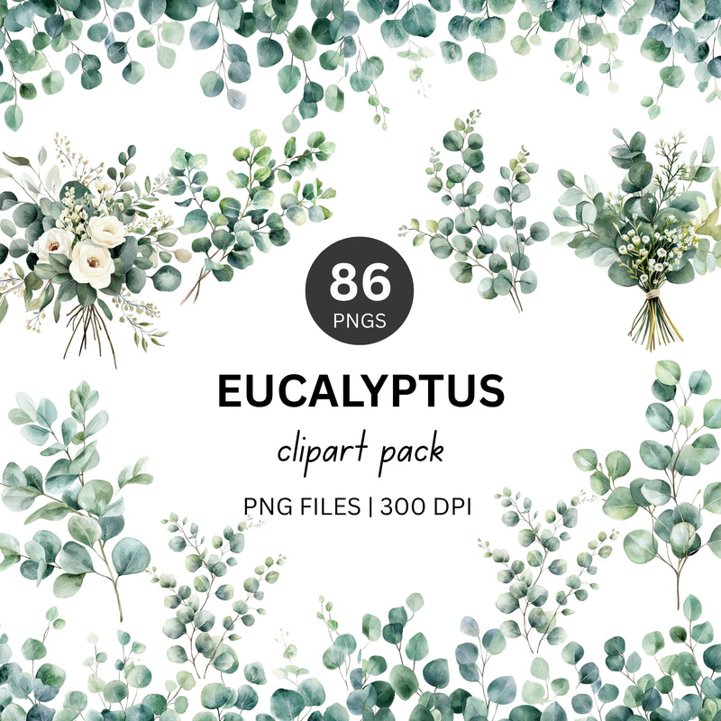 Eucalyptus Clipart Pack