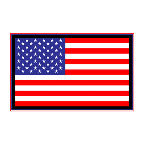3D American Flag SVG design for Cricut, Silhouette, laser cutting, vinyl, sublimation, patriotic crafts, and 4th of July projects.