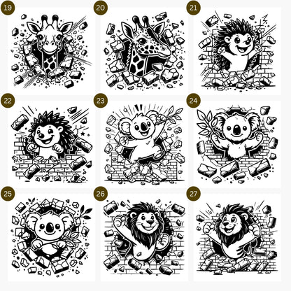 Animal Breakout SVG Bundle