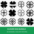 Clover SVG Bundle - Craft House SVG