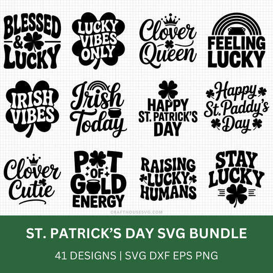 St. Patrick's Day Quotes SVG Bundle