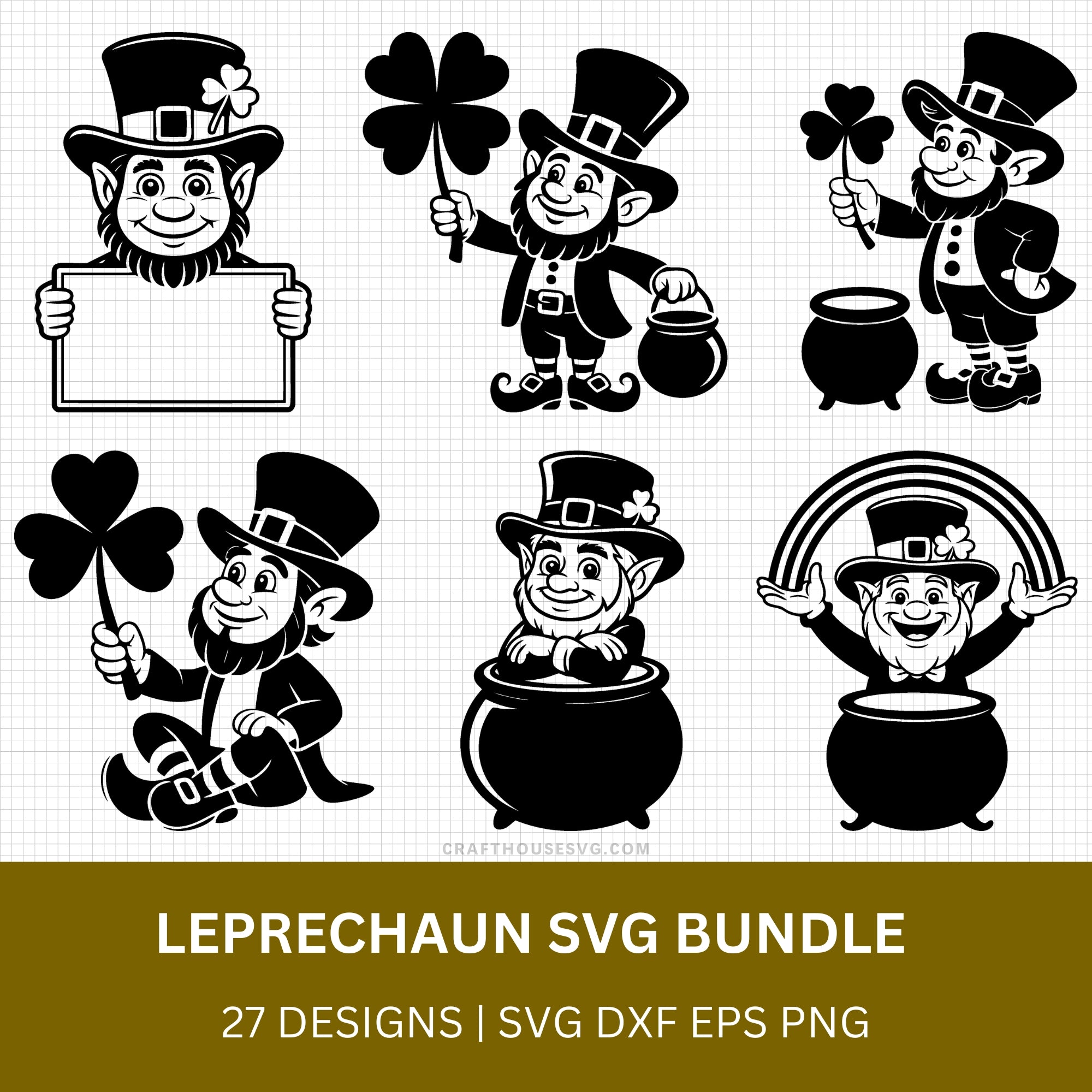 Leprechaun SVG Bundle - Craft House SVG