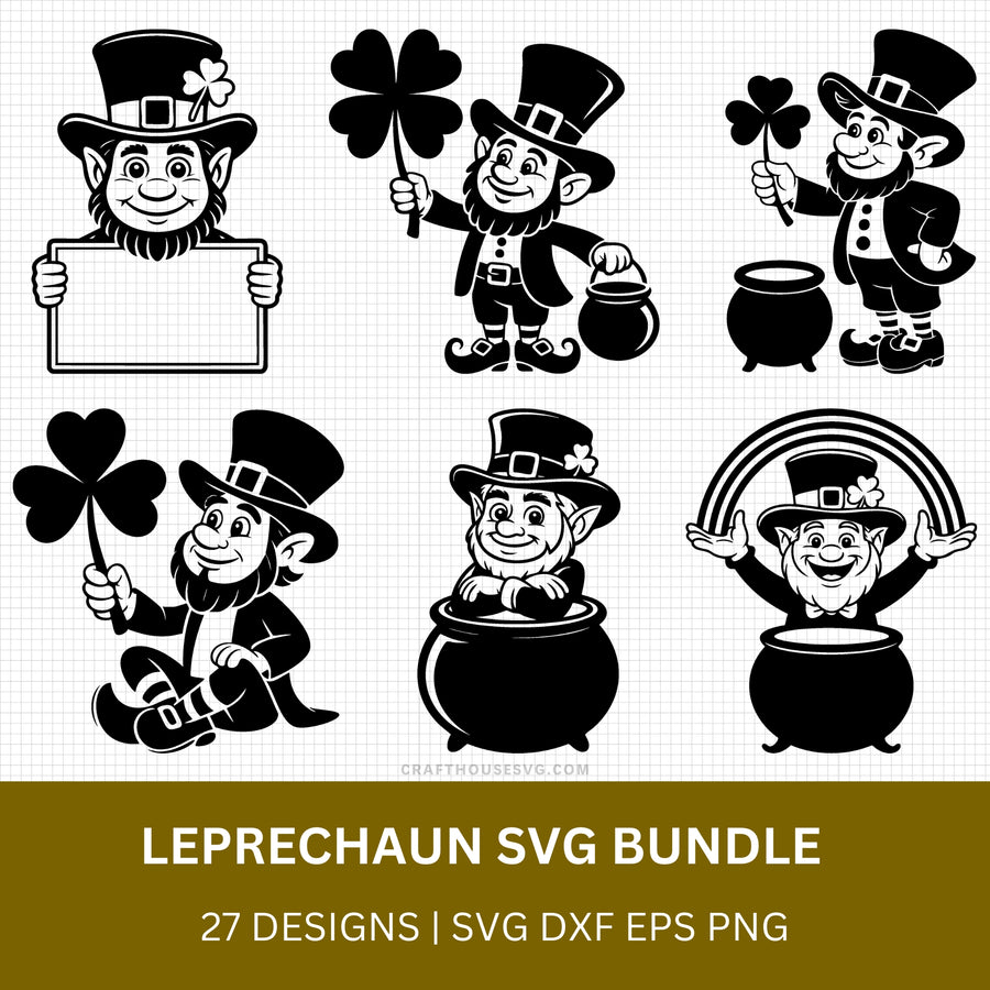 Leprechaun SVG Bundle - Craft House SVG