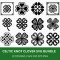 Celtic Knot Clover SVG Bundle - Craft House SVG