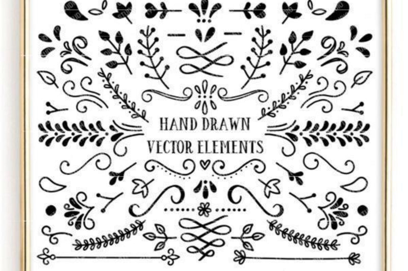 Hand Drawn Vector Elements