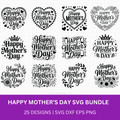 Happy Mothers Day SVG Bundle - Craft House SVG