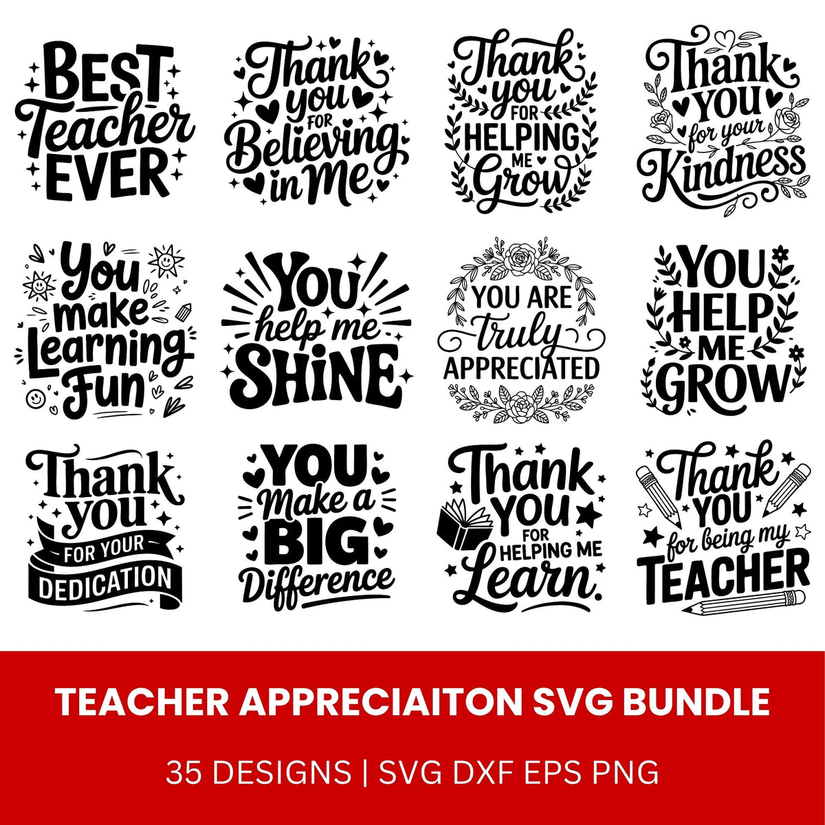 Teacher Appreciation SVG