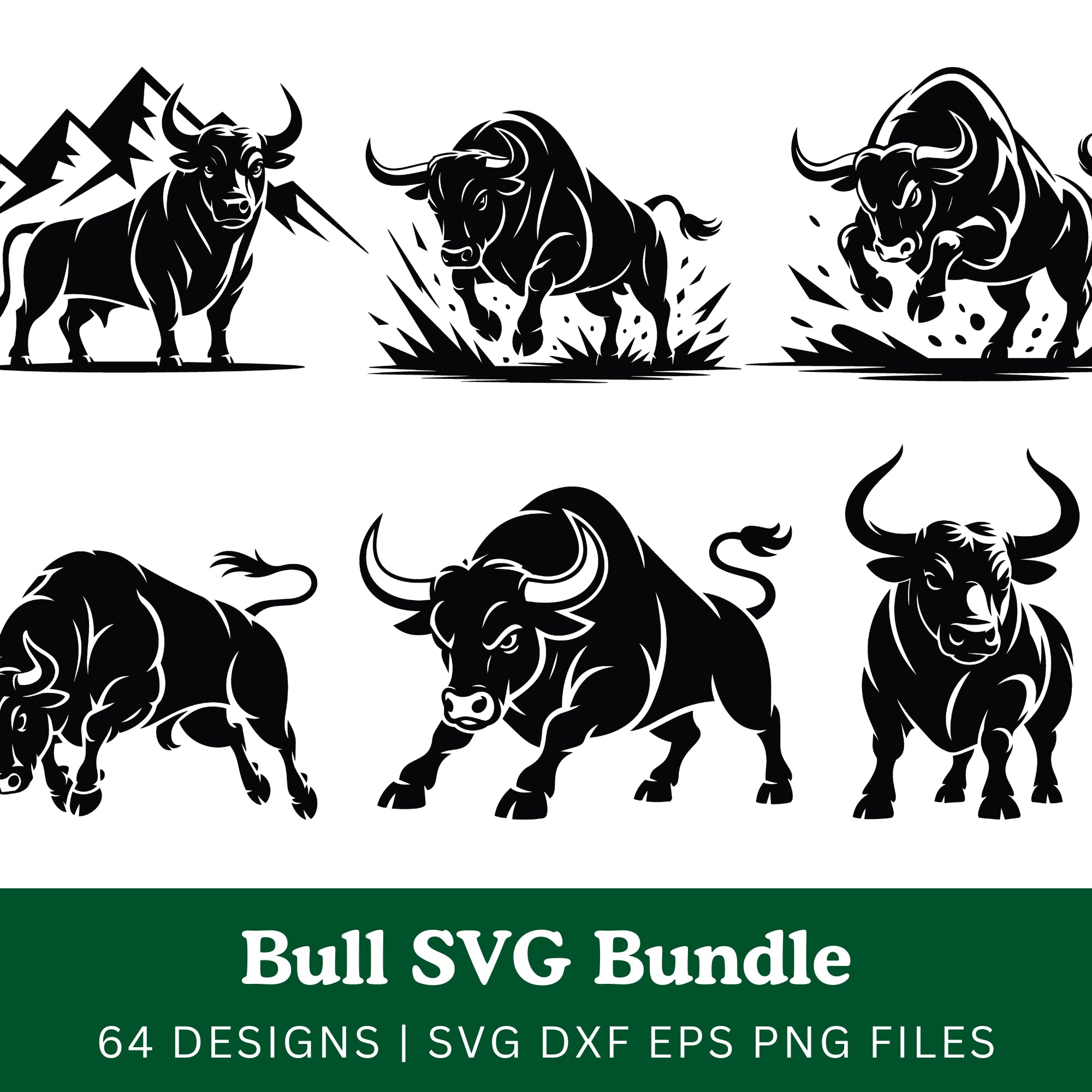 Bull SVG Bundle