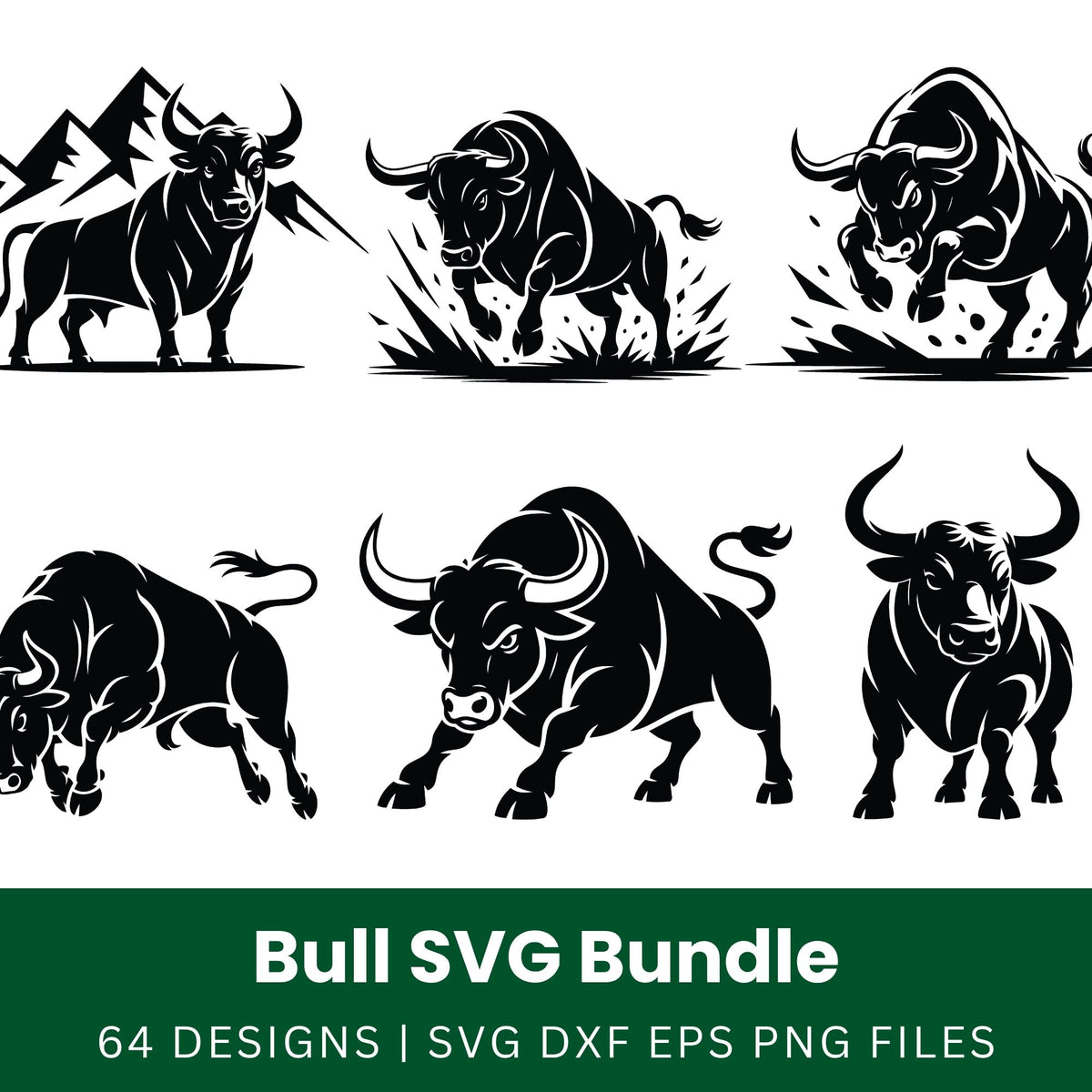 Bull SVG Bundle
