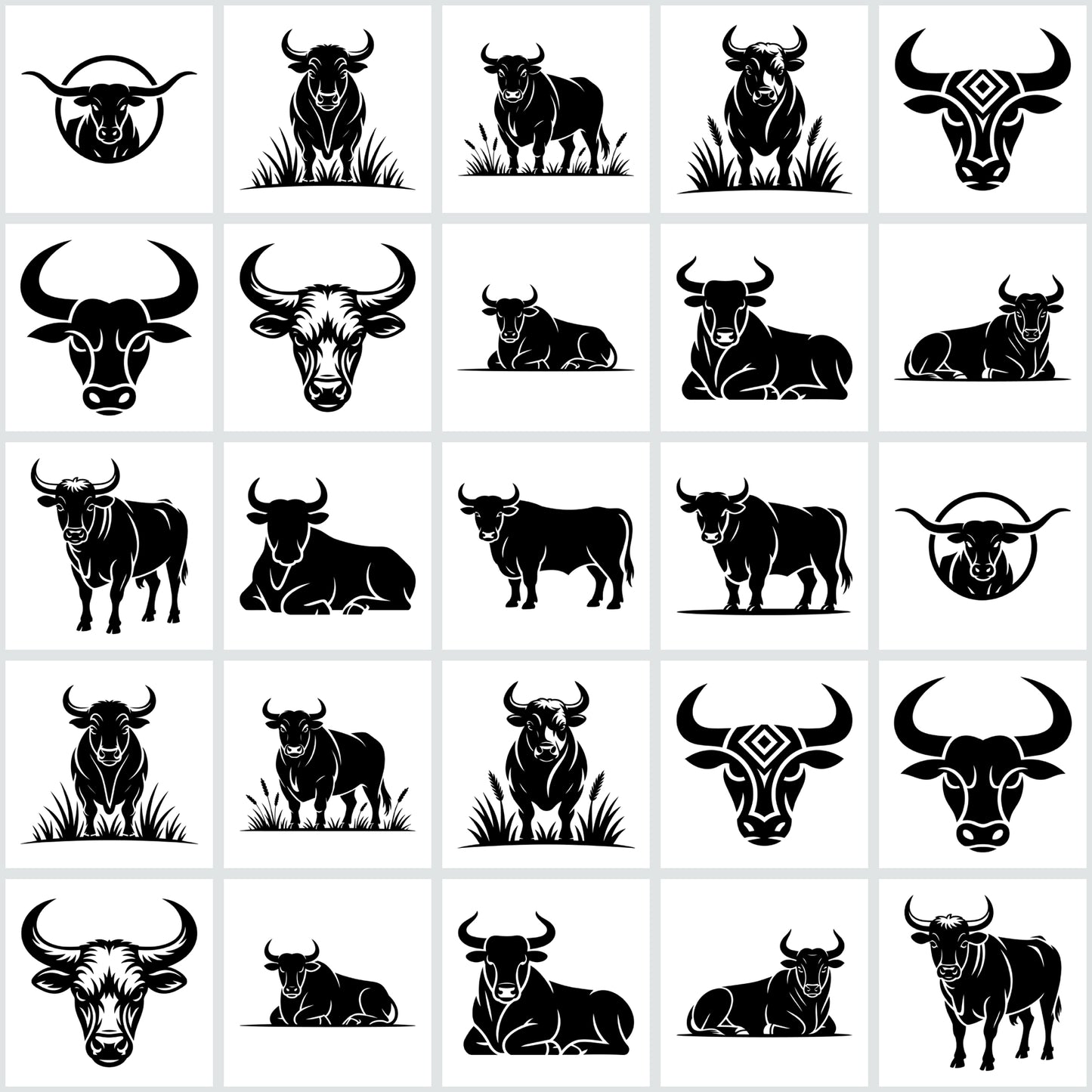 Bull SVG Bundle