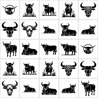 Bull SVG Bundle