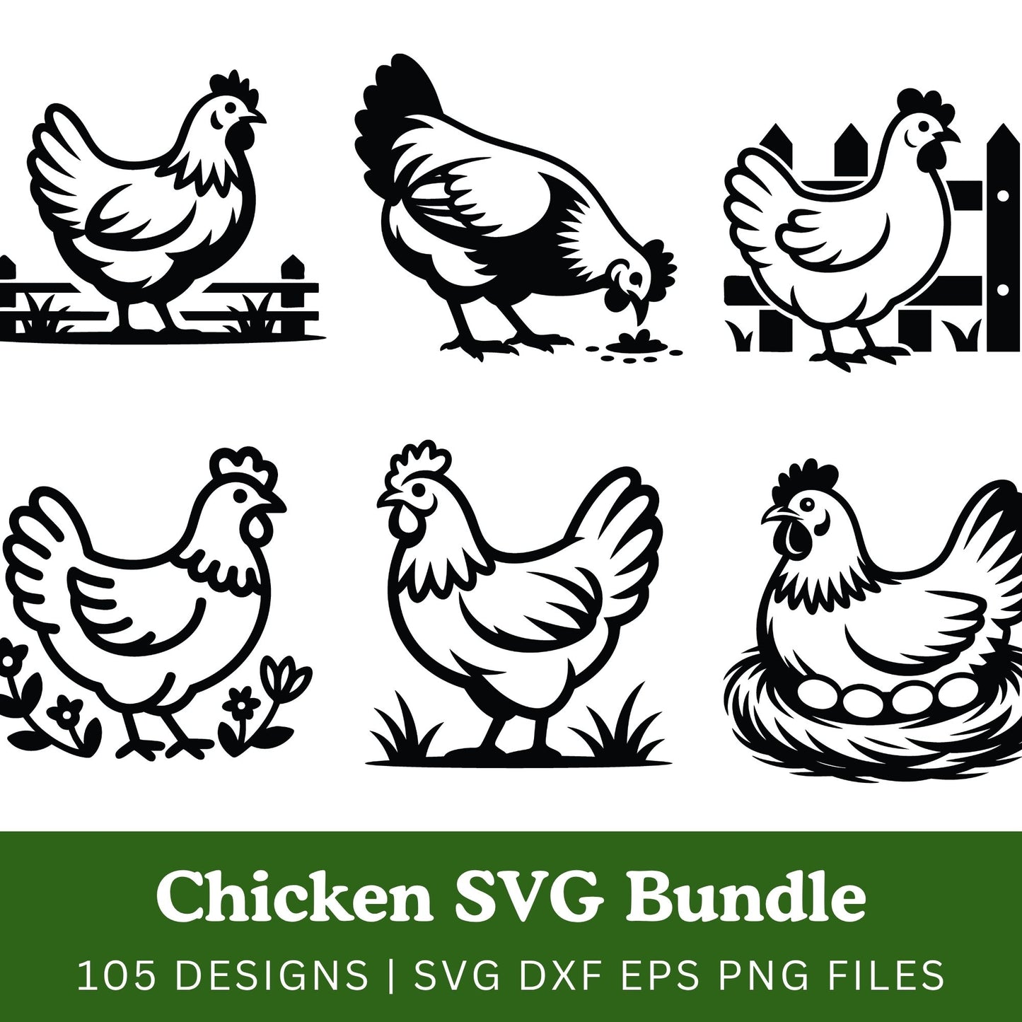Chicken SVG Bundle - Craft House SVG