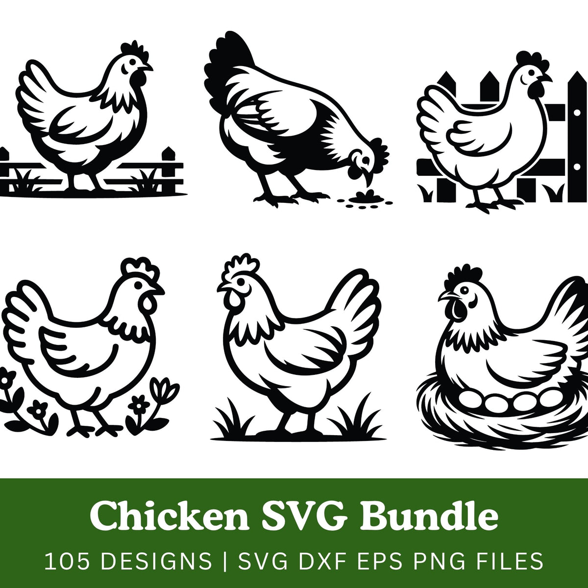 Chicken SVG Bundle - Craft House SVG