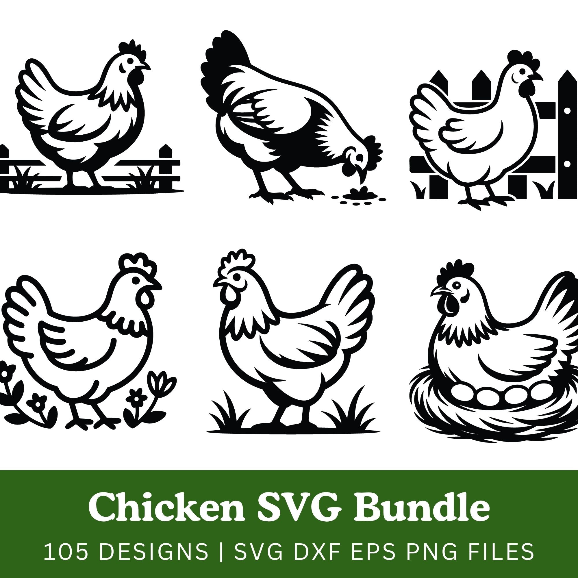Chicken SVG Bundle - Craft House SVG