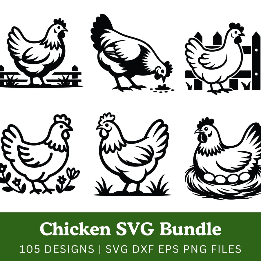 Chicken SVG Bundle - Craft House SVG