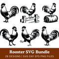 Rooster SVG Bundle