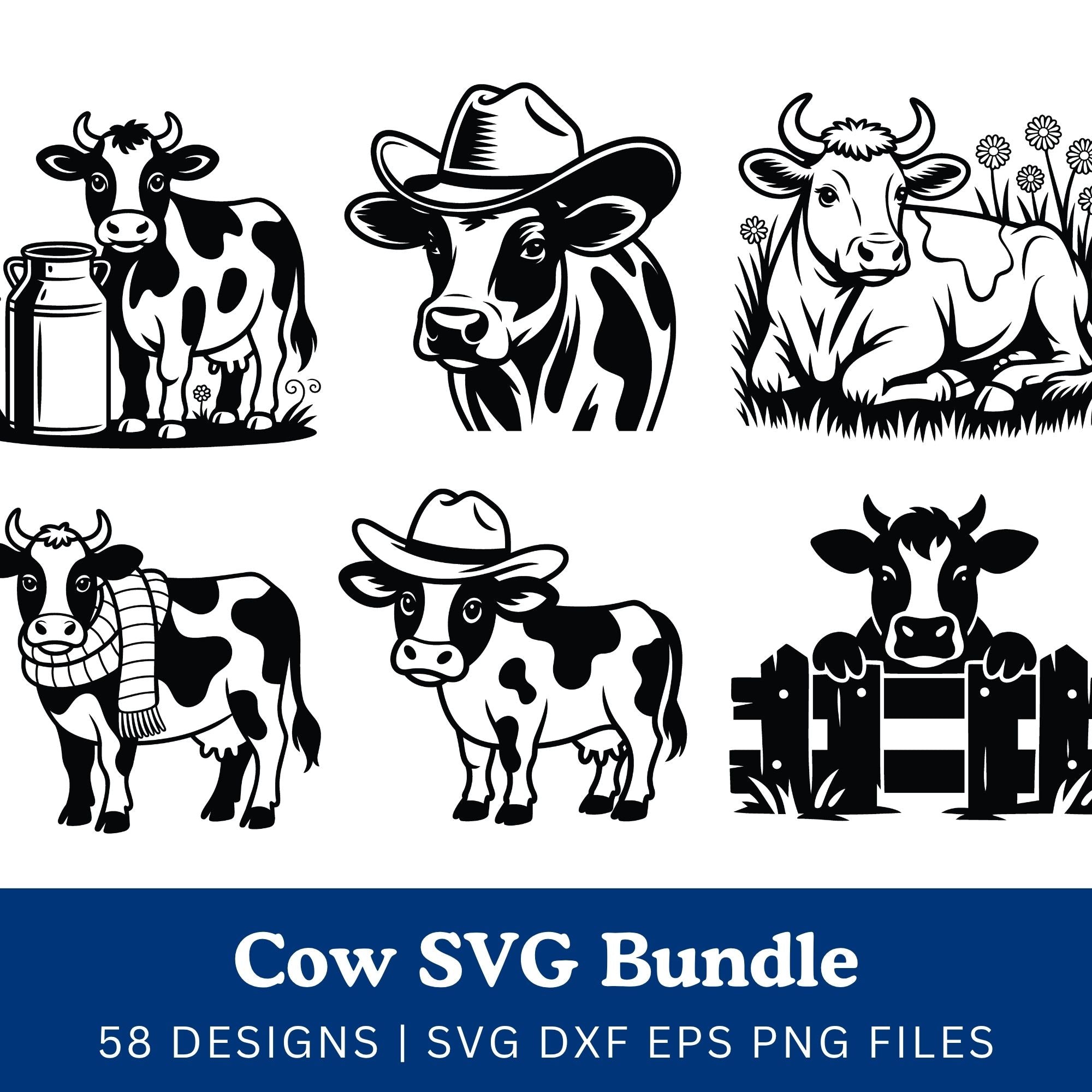 Cow SVG Bundle