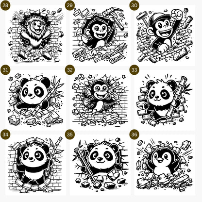 Animal Breakout SVG Bundle