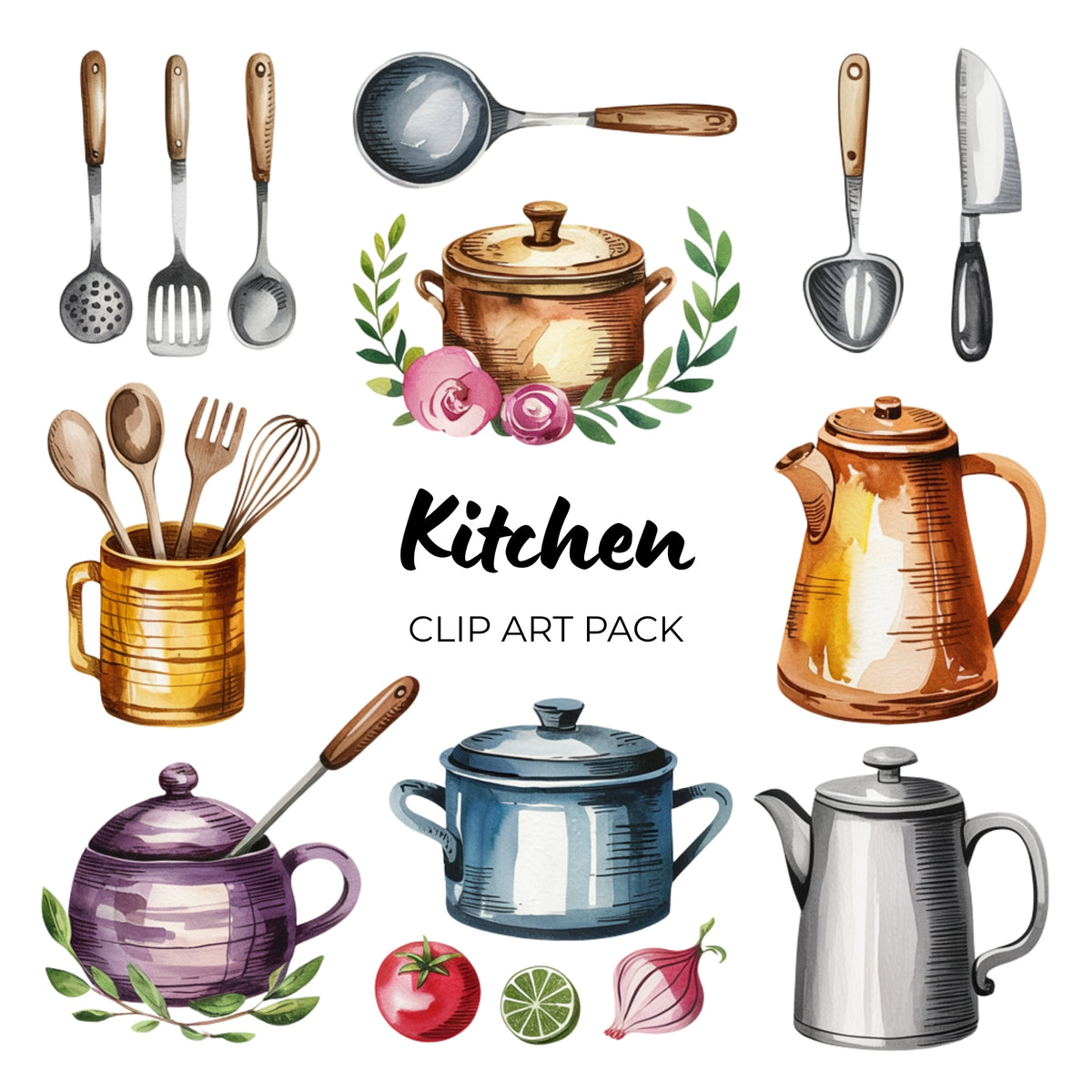 Kitchen Clipart Pack