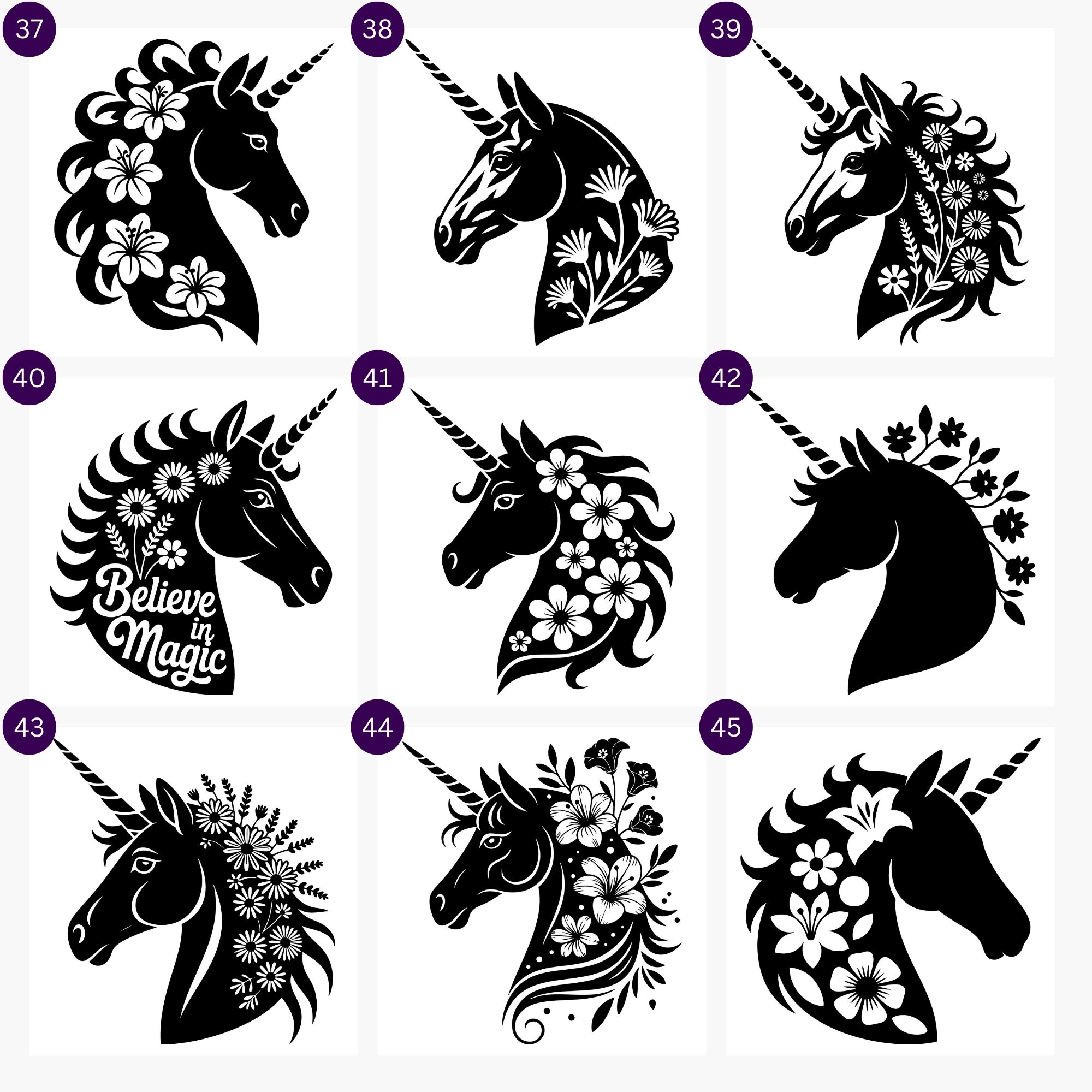 Unicorn SVG Bundle