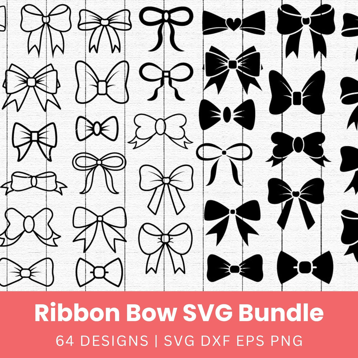 Ribbon Bow SVG Bundle