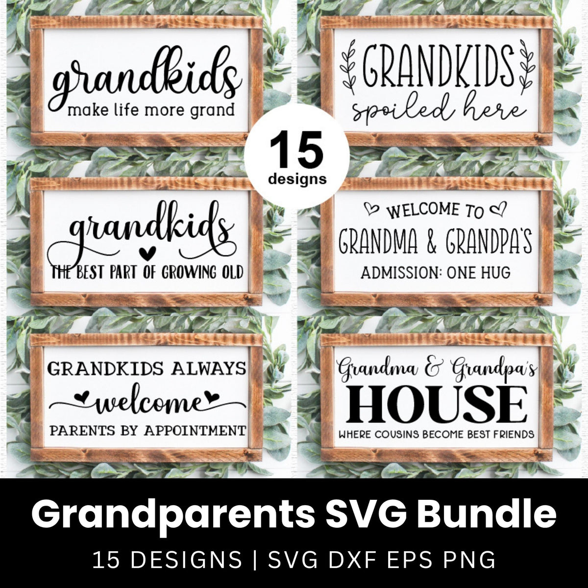 Grandparents SVG Bundle