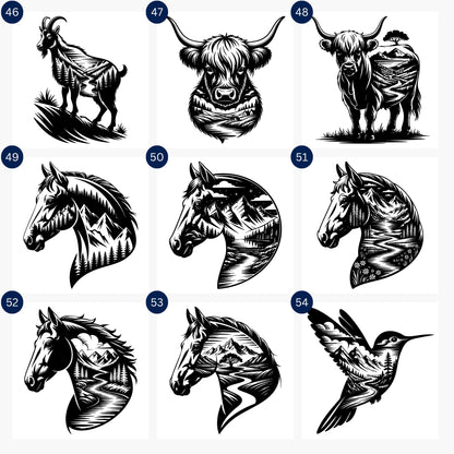 Animal Silhouette SVG Bundle