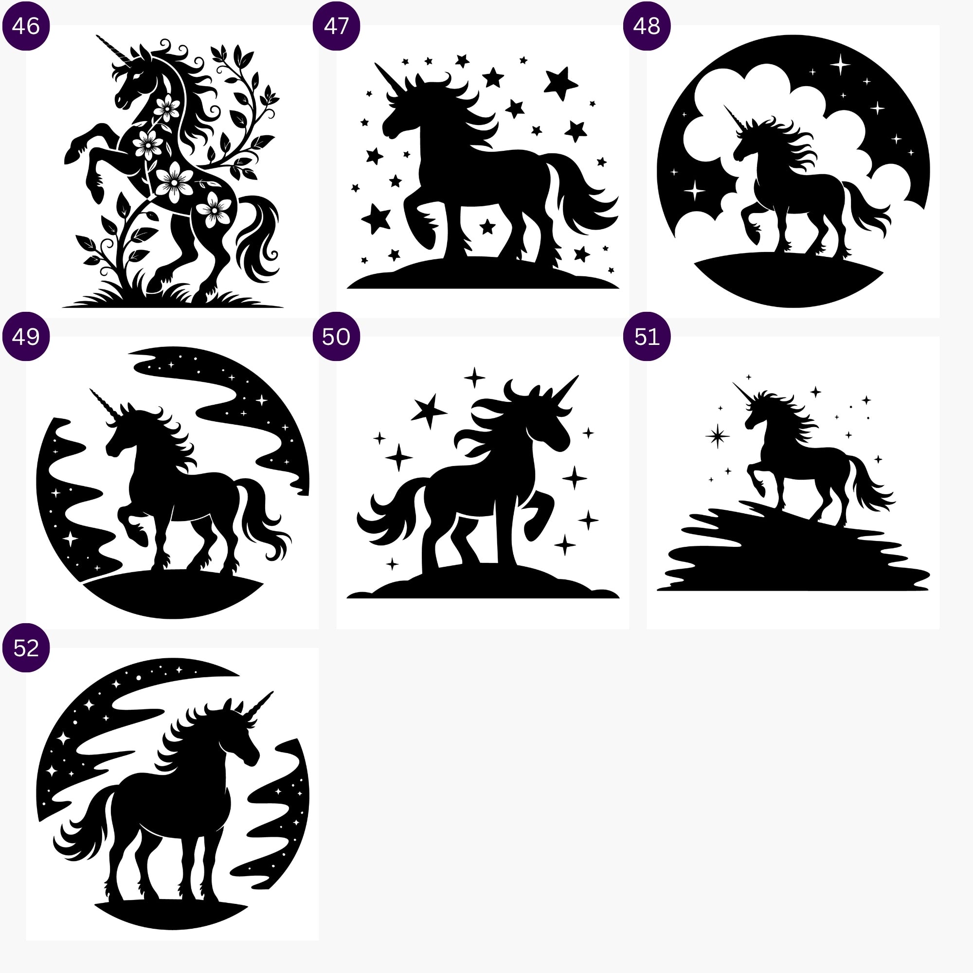 Unicorn SVG Bundle