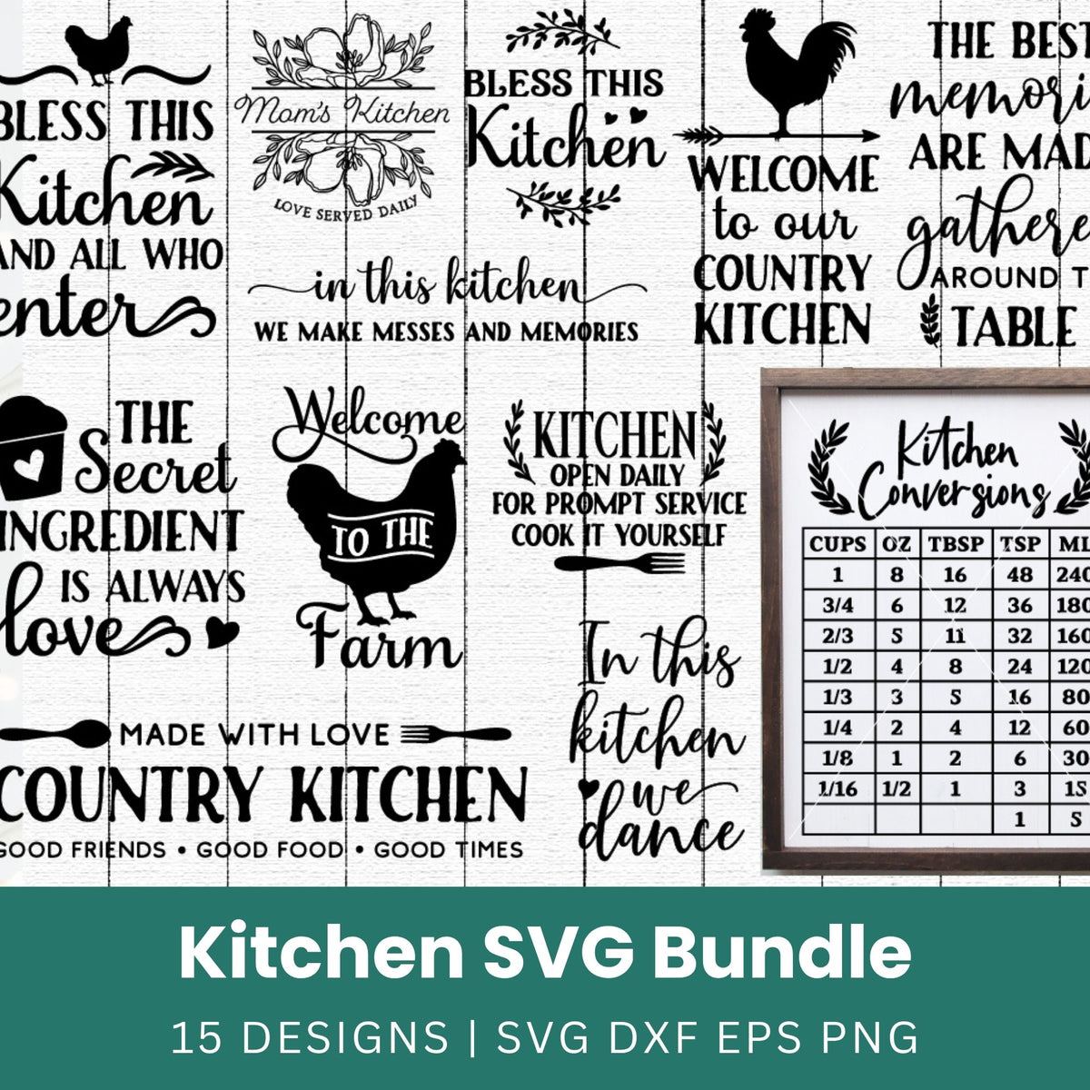 Kitchen SVG Bundle