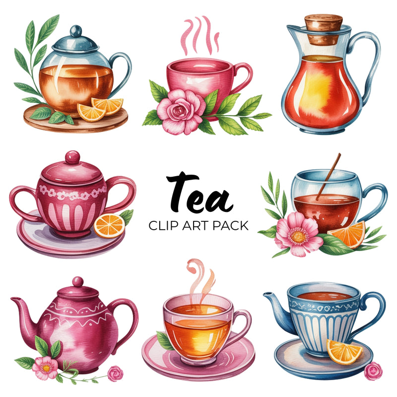Tea Clipart Pack