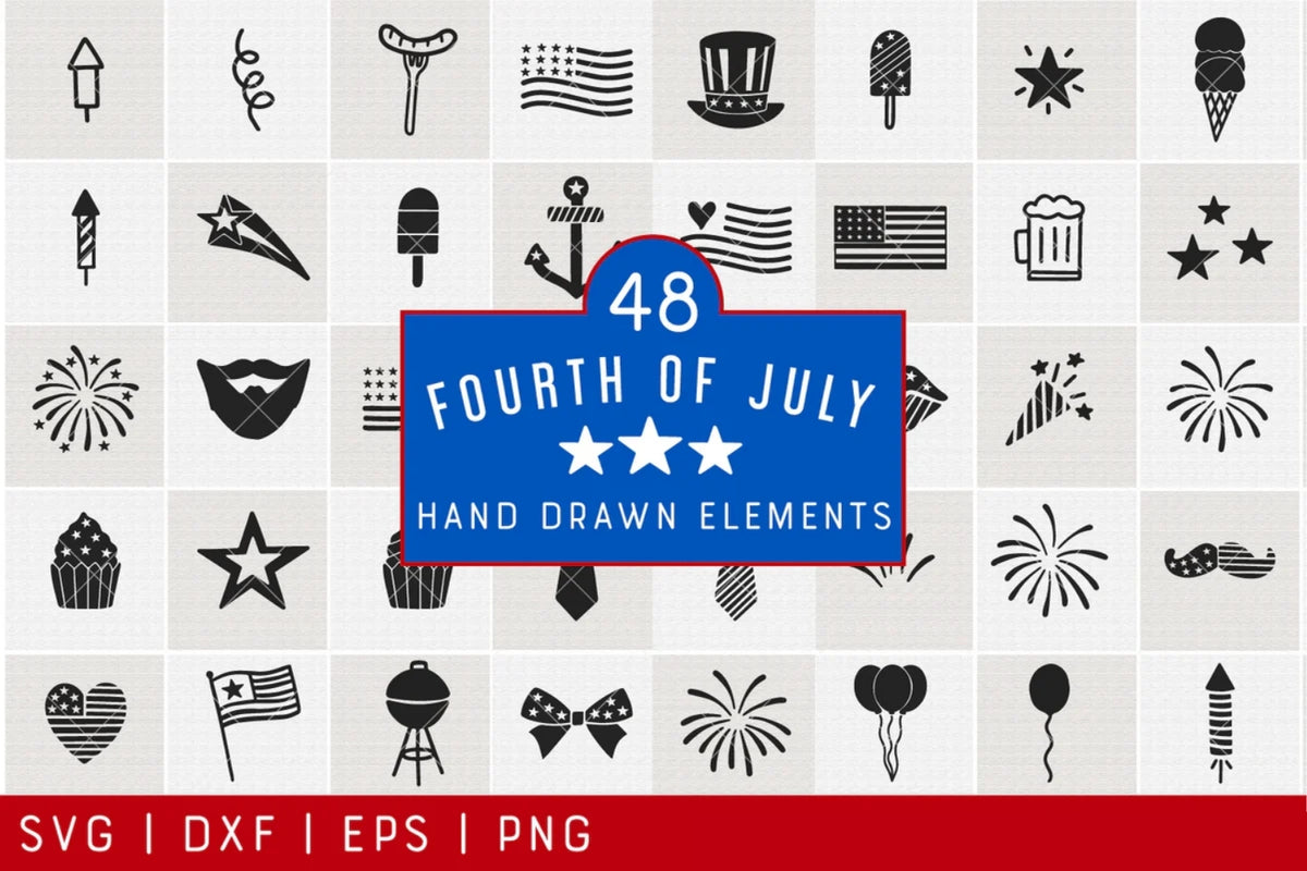 4th of July Illustration