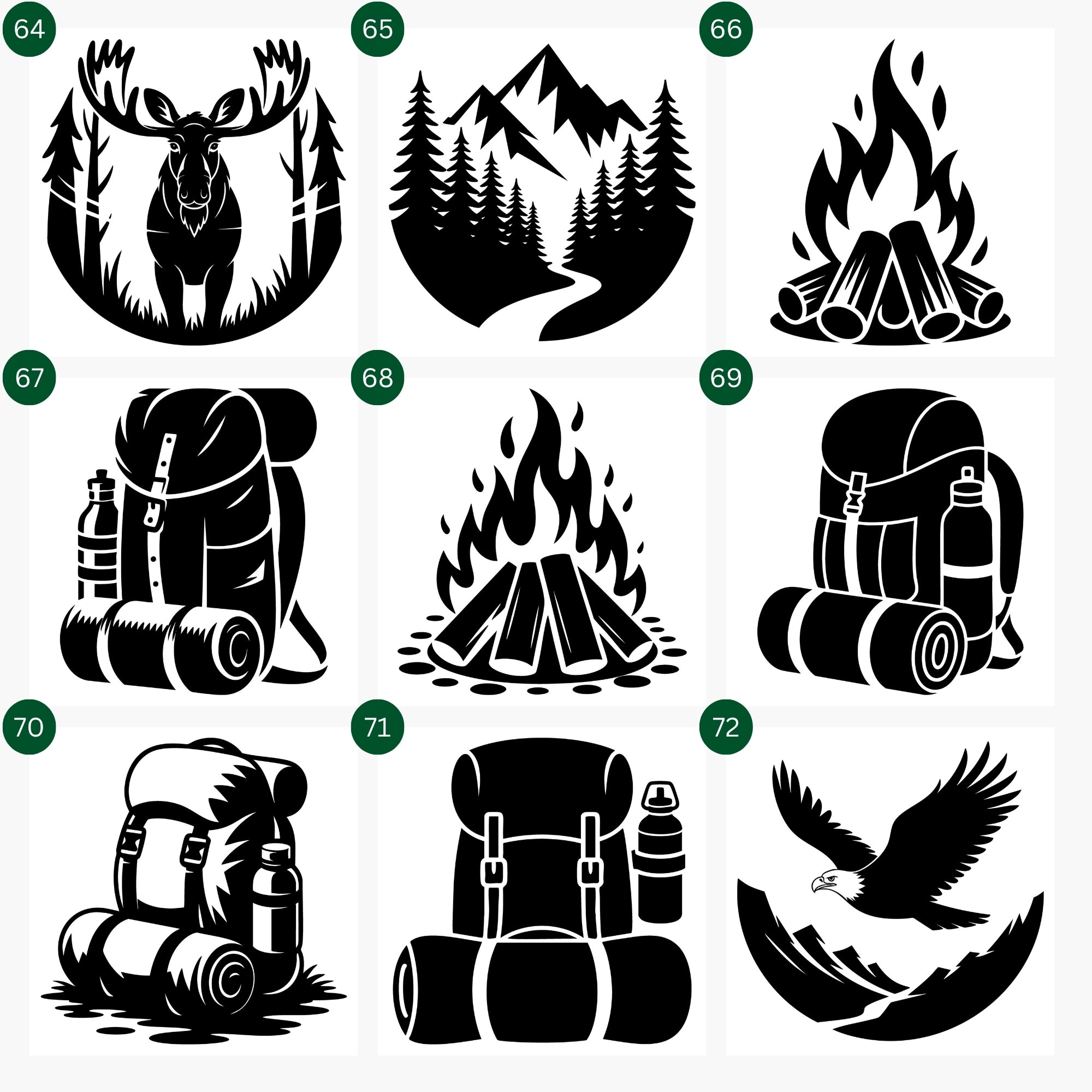Wilderness SVG Bundle - Craft House SVG