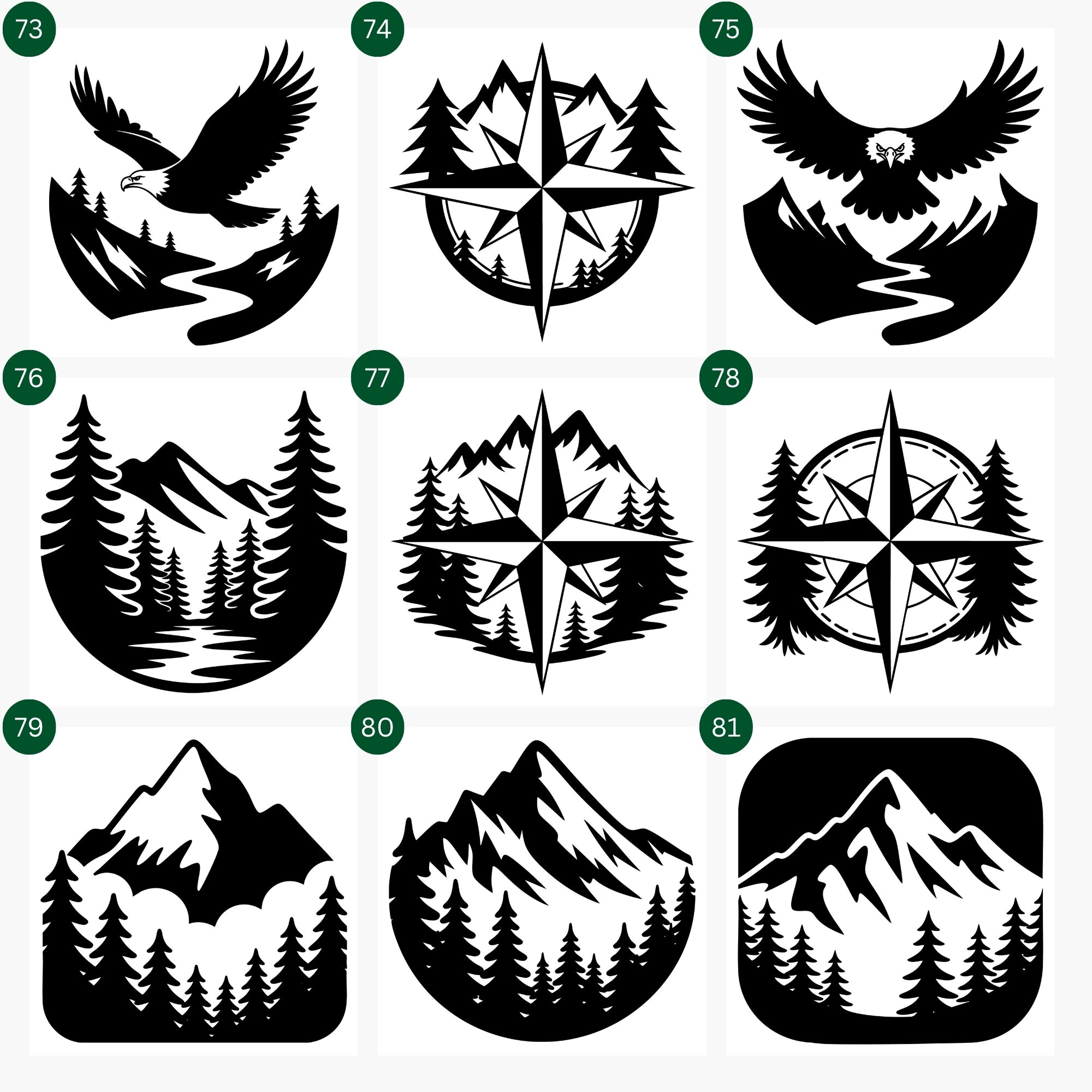 Wilderness SVG Bundle - Craft House SVG