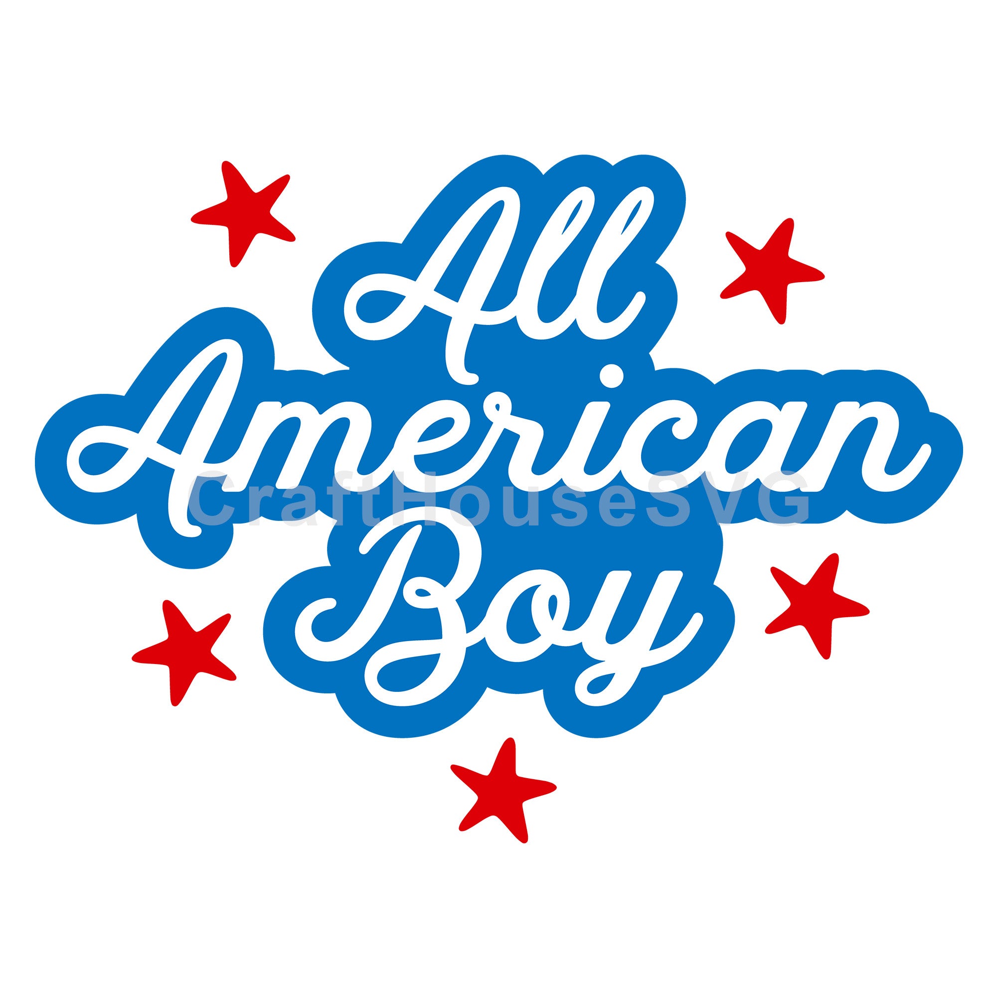 4th of July SVG file | All American boy SVG MF55