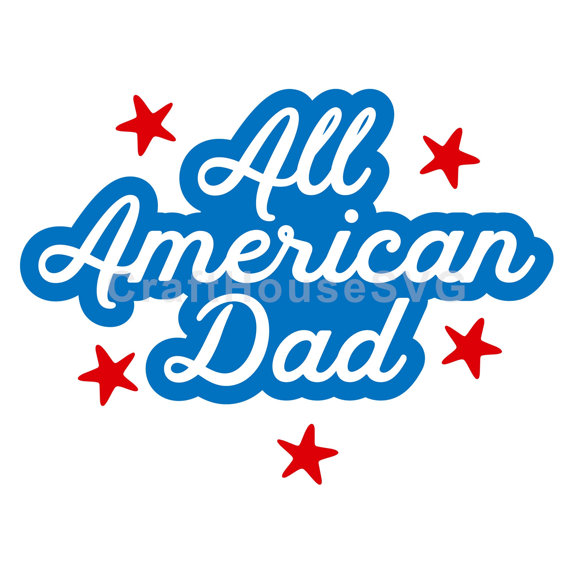 4th of July SVG file | All American dad SVG MF55