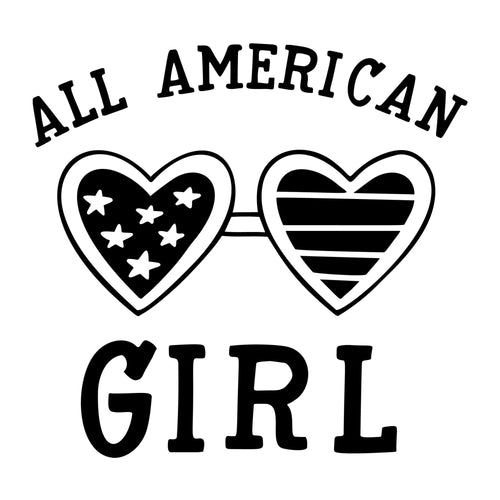 All American Girl SVG