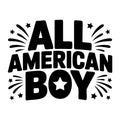 All American Boy SVG