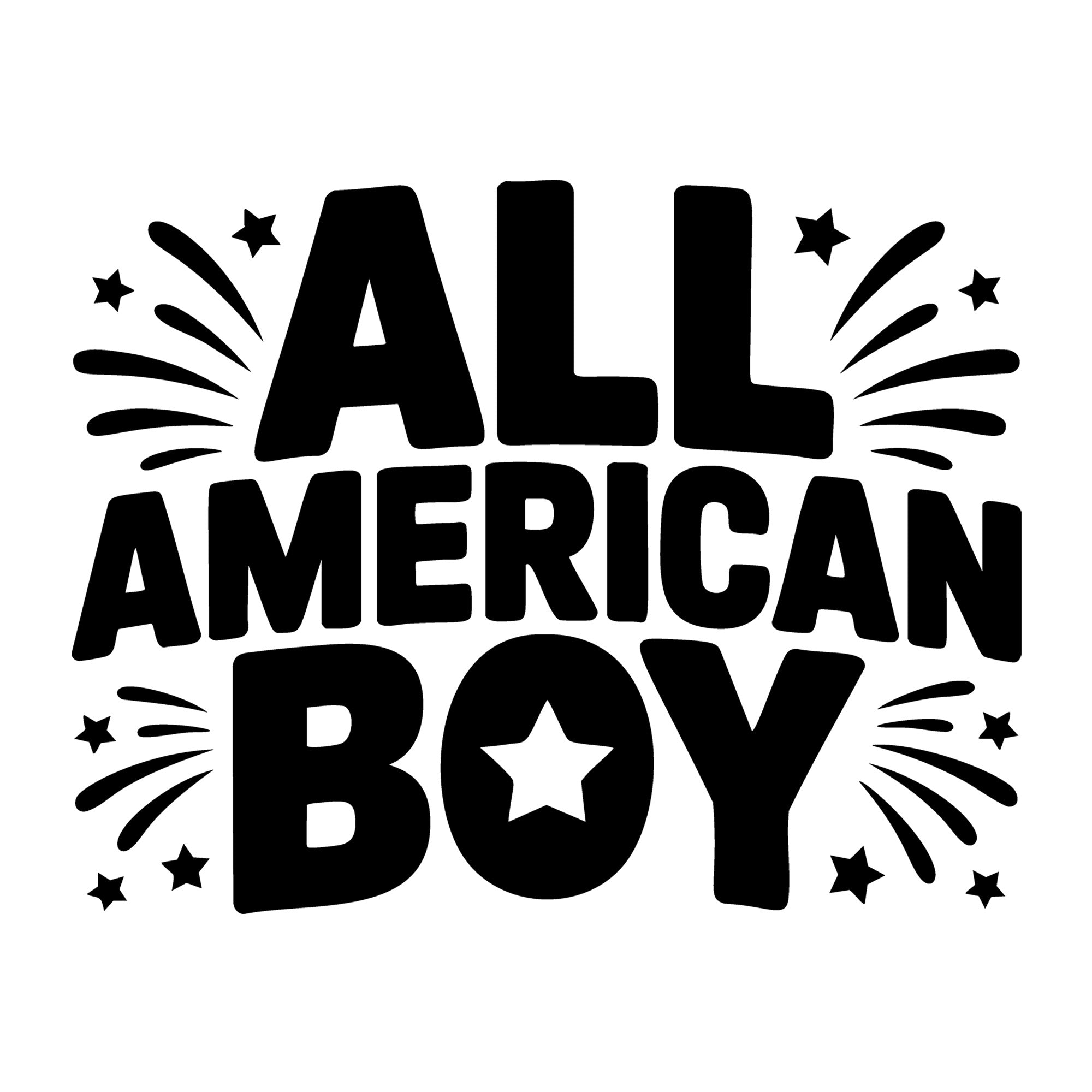 All American Boy SVG