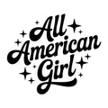 All American Girl SVG