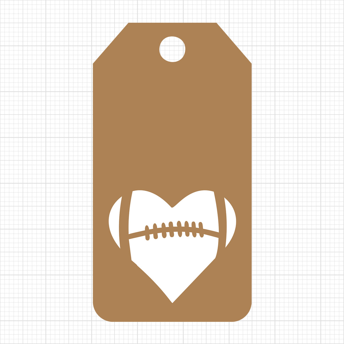 American Football Gift Tag