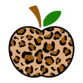 Apple Leopard SVG design for Cricut, Silhouette, laser cutting, vinyl, sublimation, teacher, and school craft projects.