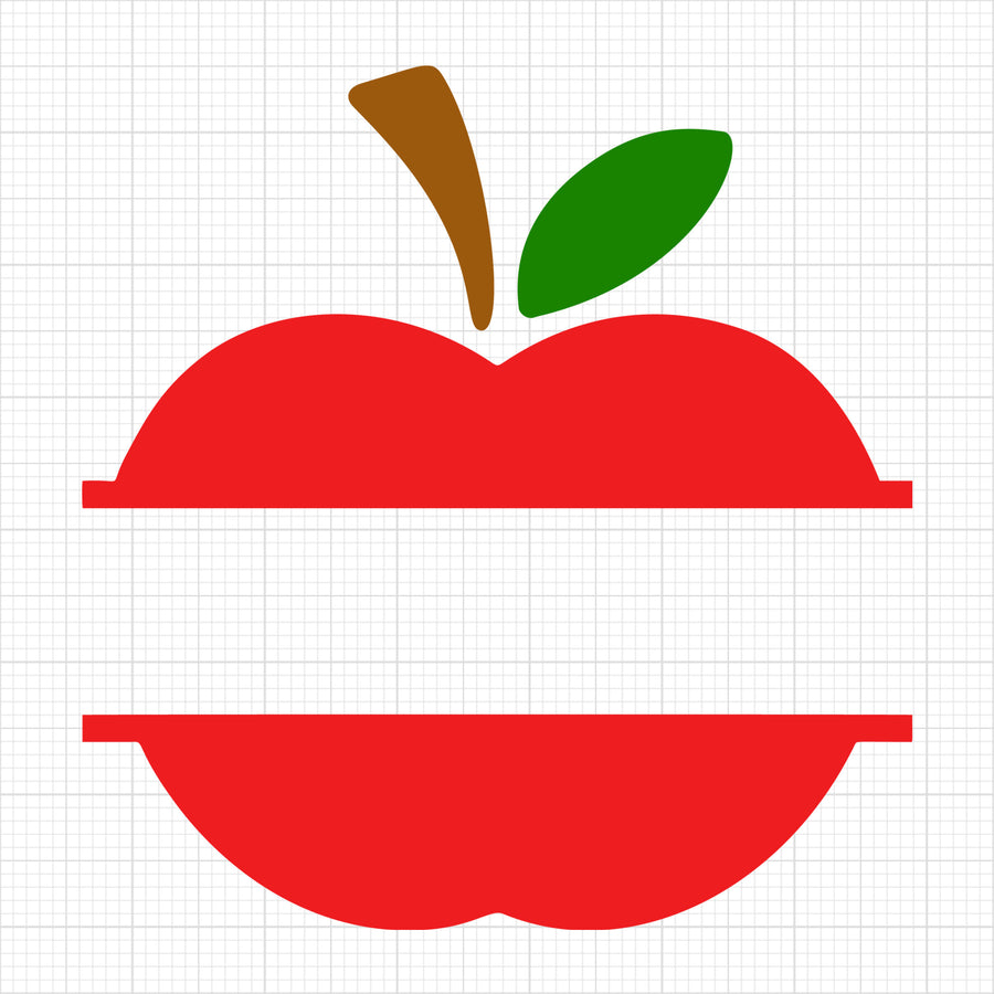 Apple split monogram