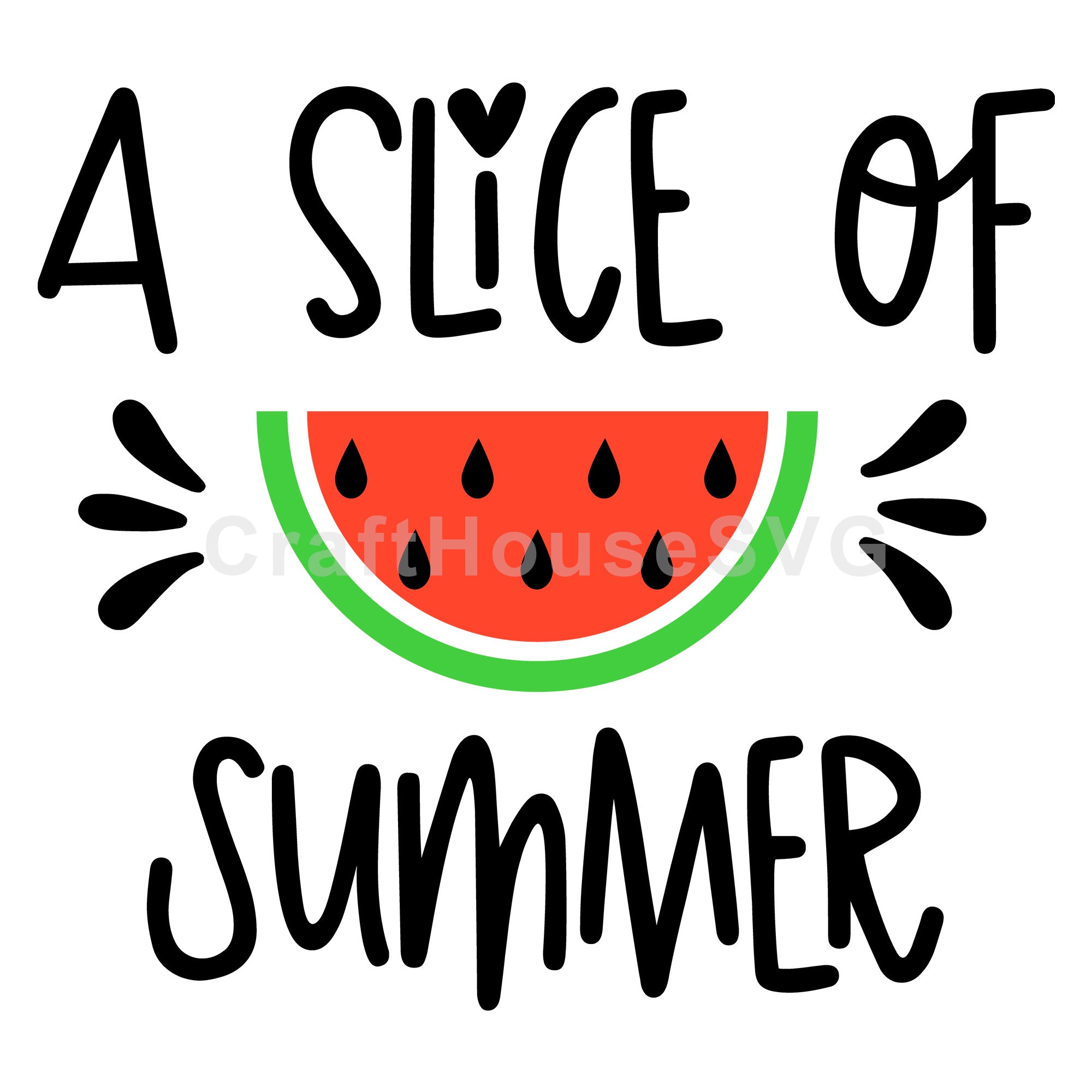 A slice of summer  SVG | M48F | A Summer SVG cut file