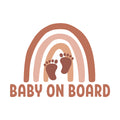 Baby On Board SVG design for Cricut, Silhouette, laser cutting, vinyl, sublimation, and baby craft projects.