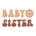 Baby Sister SVG design for Cricut, Silhouette, laser cutting, vinyl, sublimation, and baby craft projects.