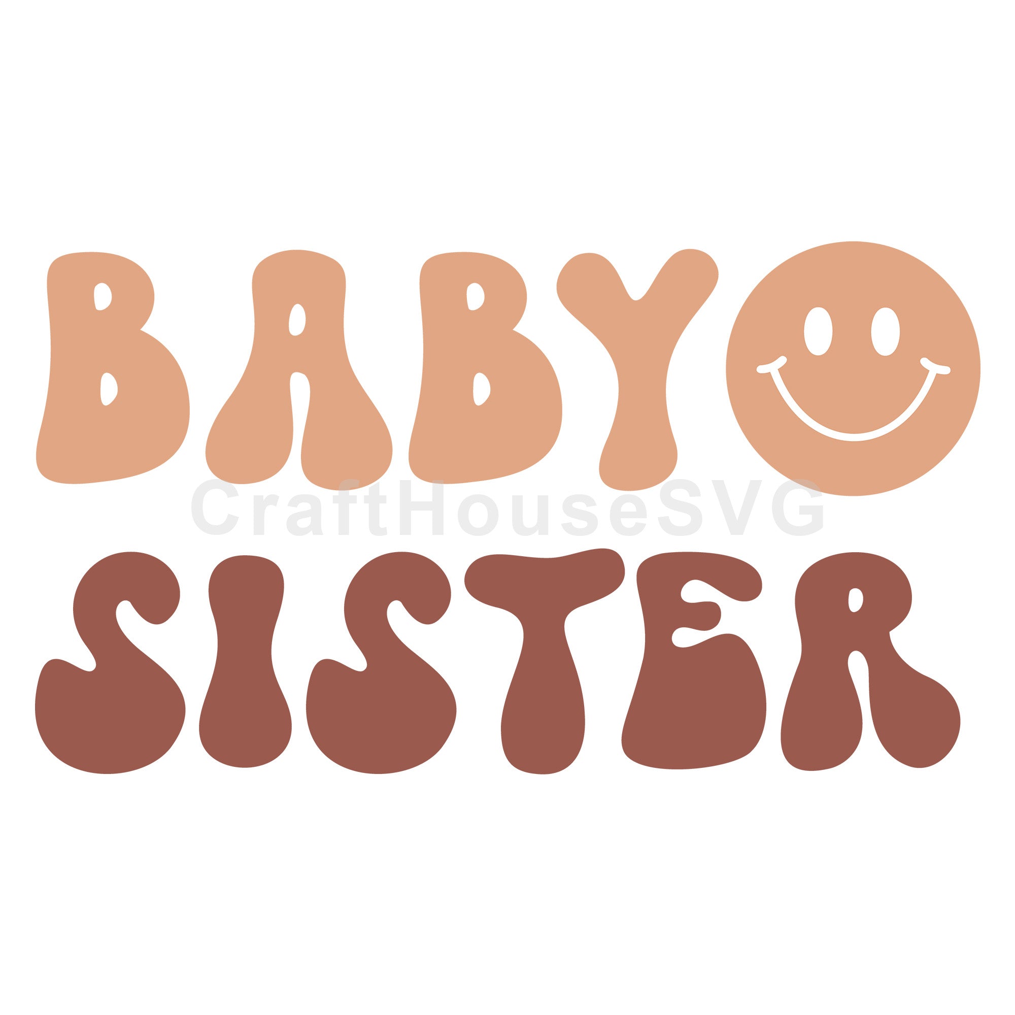 Baby Sister Boho SVG